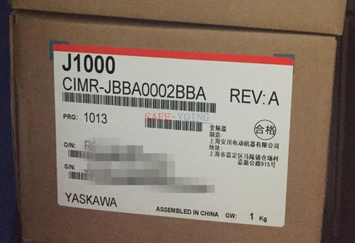 New 1PCS Yaskawa CIMR-JBBA0002BBA J1000 inverter single phase 220V/0.2KW