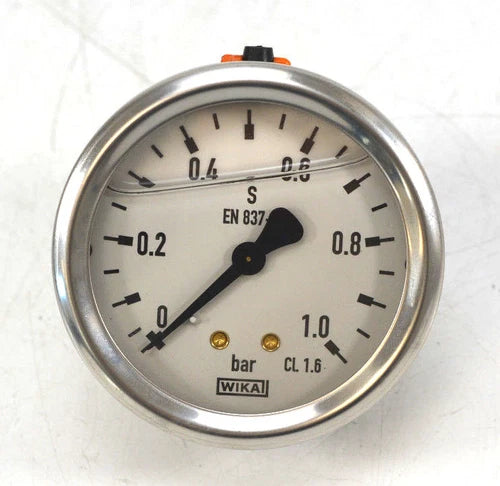 WIKA Manometer 0 - 1 bar ? 63mm 1/4