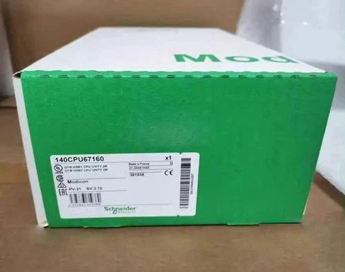 NEW 140CPU67160 Schneider Unity Hot Standby Processor with Multimode Ethernet