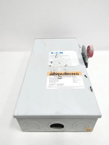 Eaton Cutler-hammer DH363URK Non-fusible Disconnect Switch 3p 100a 600v-ac