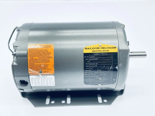 BALDOR CHM565A BLOWER MOTOR 3PH 230/460V 1HP 1140RPM 1.8/3.7AMP 60Hz 5/8
