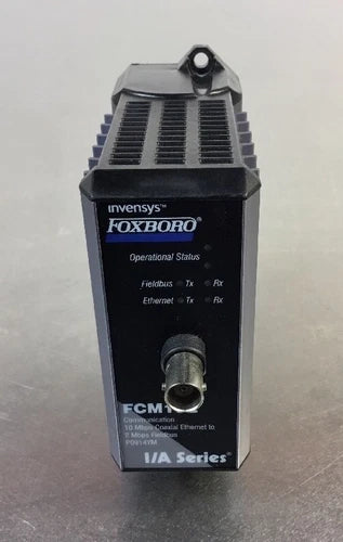 Foxboro FCM10E P0914YM Comm. Module 10 Mbps Ethernet to 2 Mbps Fieldbus     3D-4