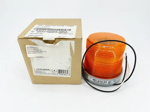 Nova luz LED intermitente Edwards 48FLEDA-N5 120V 50/60Hz 0,22A laranja