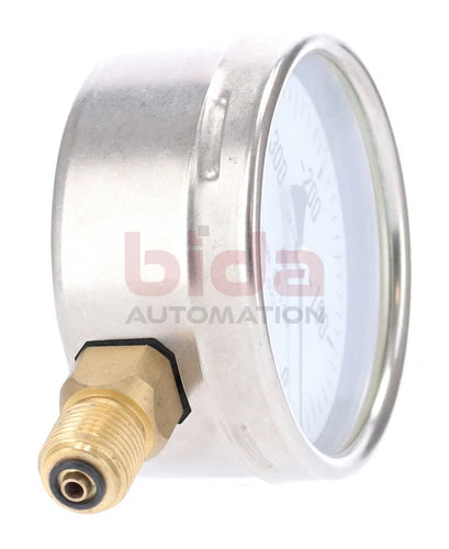 Wika Kapselfeder Manometer von 0 bis - 400 x5 fach mbar Klasse 1,6 EN 837-3