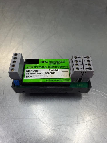 APC SPX-2DS2D2A SERIPLEX SENSORbus I/O Module Control Bus.                 4E-35