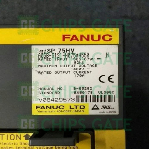 1 pe?a nova Fanuc A06B-6121-H075 servo amplificador envio r¨¢pido com garantia