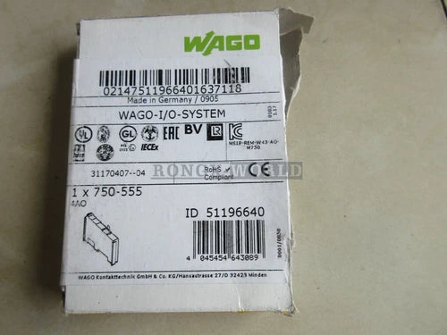 1PC NEW Wago analog output terminal module 750-555