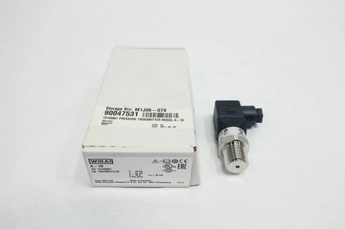 Wika A-10 Differential Pressure Sensor 8-30v-dc 0-10bar