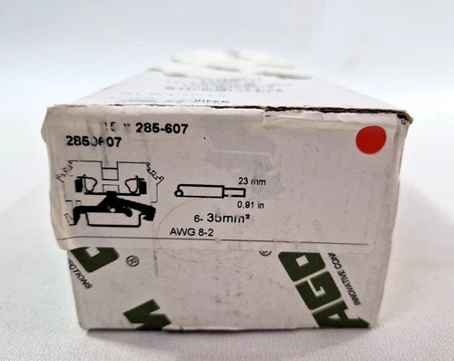 (14,50€/Einheit) 11x Wago 285-607 2 Leiter-Schutzleiterklemme 285-607