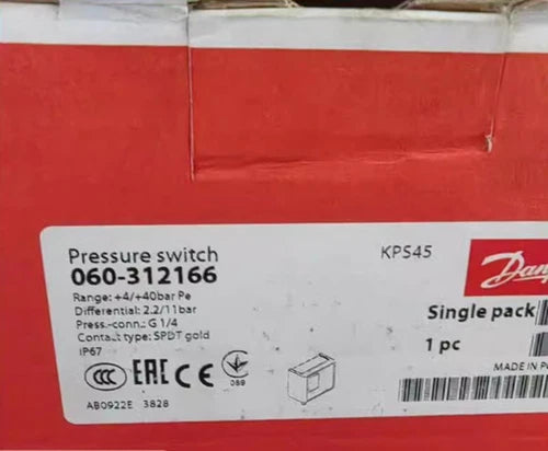 1PC New DANFOSS 060-312166 KPS45 Pressure Switch