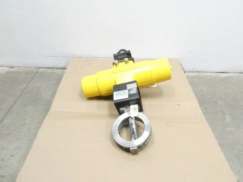 Fisher A41 Posi-seal Sspxpl2grn00 Stainless Butterfly Control Valve 6in 150