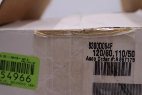 Asco 8300D064F NSFP **GENUINE** Valve Stock L-255-A
Opens in a new window or tab