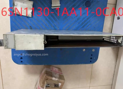 Used 6SN1130-1AA11-0CA0 SIMODRIVE 611-A feed module, 25/50 A, comfort interface