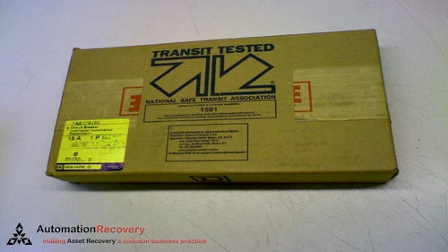 SQUARE D FAB17015C CIRCUIT BREAKER 15A 1P 347V~125V 50/60HZ, NEW #148798