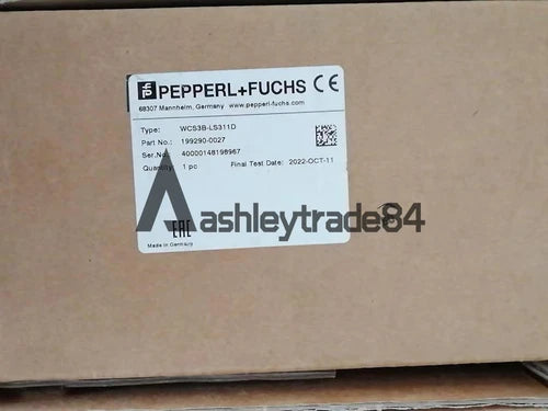 1PIECE NEW PEPPERL+FUCHS CODE READER WCS3B-LS311D
