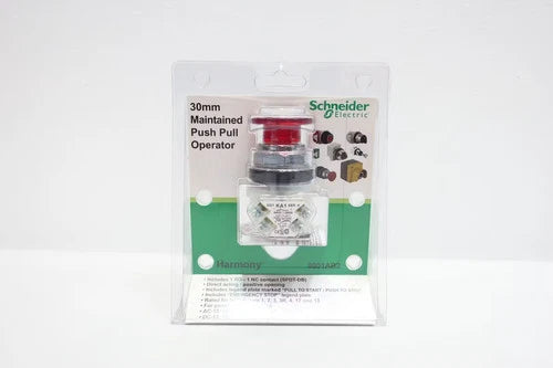 Schneider 9001AB2 Harmony Illuminated Push-pull Button 120/240/600v-ac