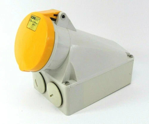 CEEform Wandsteckdose 63A*-4h | 110V~50Hz | 5 polig