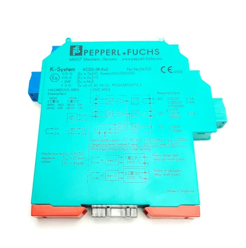 Pepperl+Fuchs KCD2-SR-EX2 Switch Amplifier, 10-30VDC Supply, Relay Output