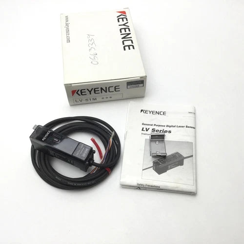 KEYENCE LV-51M Digital Laser Sensor Amplifier Main Unit NPN 2-Channels 12-24VDC