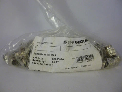 50x LAPP SKINDICHT Kabelverschraubung PG7 52000830 Metallverschraubung Neu OVP