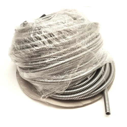 ABB SS10-12M Adaptaflex Stainless Steel Conduit Hose, 9mm x 6.8mm, 41Ft