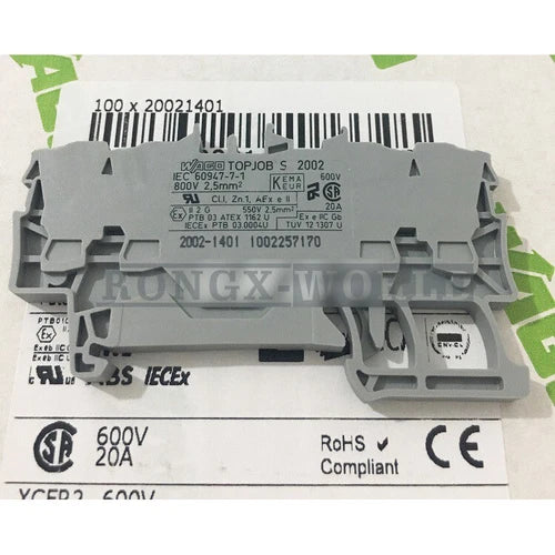 New 100pcs WAGO Terminal Blocks 2002-1401