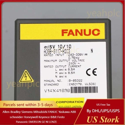 New FANUC A06B-6117-H203 Servo Amplifier ¦Ái Series Tested Working Fast Delivery