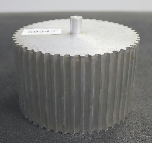 Aluminium Zahnwelle T10-49 Profil: T10 - 49 Z?hne Gesamtl?nge verzahnt 93,5mm