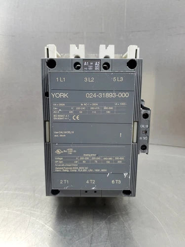 ABB/YORK 024-31893-000 300A 600V Definite Purpose Contactor.               1C-28