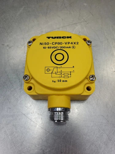 Turck Ni50-CP80-VP4X2 10-65VDC/200mA Proximity Switch Sensor.              5E-15
