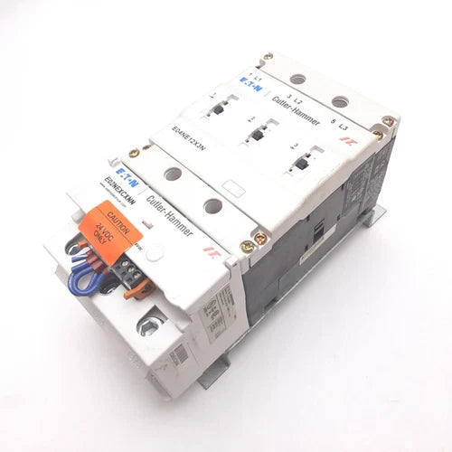 Eaton E04NE12X3N Contactor With E02NEXCXNN Coil, 3-Pole, Coil: 24VDC, 3-Phase