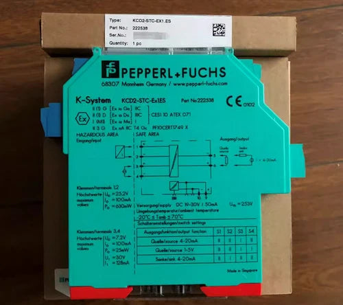 New in box Pepperl+Fuchs P+F KCD2-STC-EX1.ES Safety Barrier