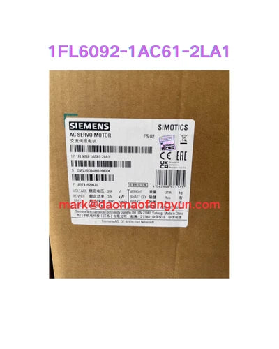 1FL6092-1AC61-2LA1 New  SIMOTICS S-1FL6, SH65, TTL, brake, Fast Shipping, DHL/FE