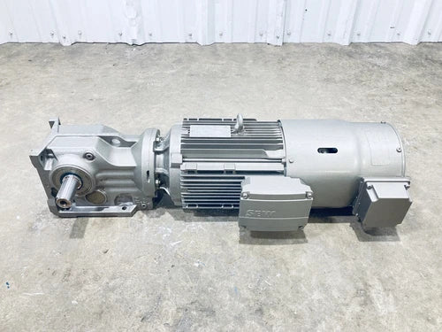 SEW-EURODRIVE K47 DRN100L4/BE5HR/V/HD BEVEL GEARBOX 10.56:1-RATIO 3HP MOTOR 60HZ