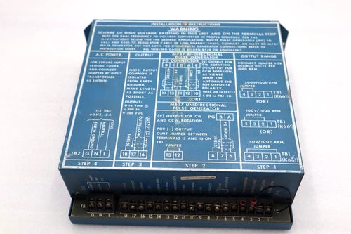 AVTRON 240P 50/100/200V PER 1000 RPM DC CONVERTER K661 L-211
Opens in a new window or tab