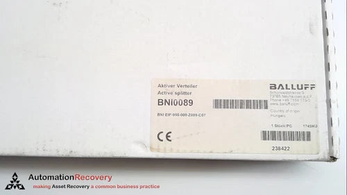 BALLUFF BNI EIP-950-000-Z009-C07, UNMANAGED NETWORK SWITCH, BNI0089, NEW #324719