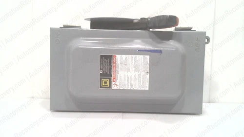 SQUARE D H3612AWK, HEAVY DUTY FUSIBLE SAFETY SWITCH #338315