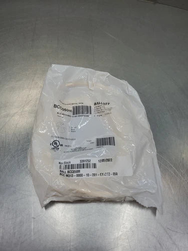 BALLUFF BCCM313-0000-10-001-EX43T2-050 PLC Cable, 60V, 4A.                 5D-36