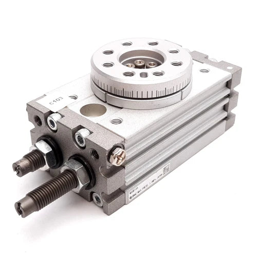 SMC MSQB10A Pneumatic Rotary Table, Bore: 15mm, Rotation: 0-190¡ã, 1.0MPa, M5x0.8