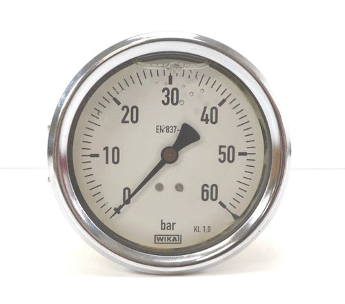 WIKA Manometer Glyzerin | 0-60 bar | unten G1/2B | ?100mm | 213.40.100 | 9911235
