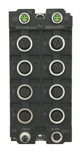 Beckhoff EP1008-0022 - Caixa EtherCAT 8 canais-entrada digital - EP1008-0022