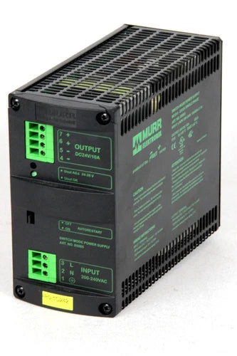 MURR Elektronik MCS10-230/24 Single Phase 1Ph Schaltnetzteil 24VDC 10A 85085