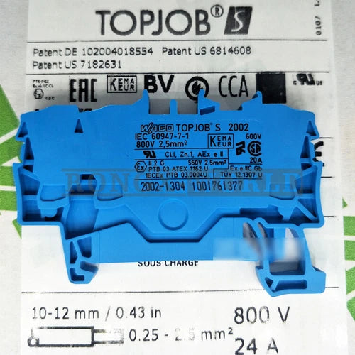 New 100pcs WAGO Terminal Blocks 2002-1304