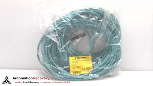 TURCK RJ45 RJ45 440-40M, ETHERNET CABLE ASSEMBLY, U-54205, NEW #299390