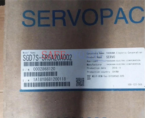 1PC NEW YASKAWA SERVO DRIVE SGD7S-5R5A20A002