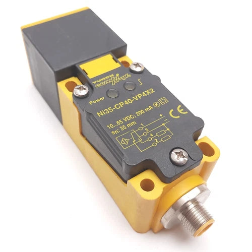 Turck Ni35-CP40-VP4X2 Inductive Proximity Sensor, 35mm, 10-65VDC 200mA PNP 4-Pin