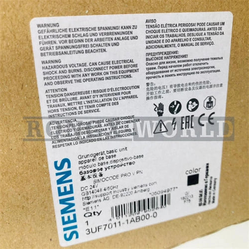 1PCS Siemens 3UF7011-1AB00-0 Simocode module 3UF70111AB000 NEW