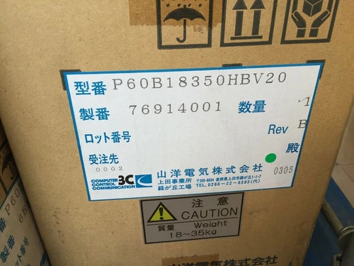 1PC Sanyo P60B18350HBV20 AC Servo Motor New Expedited Shipping 1-Year Warranty !