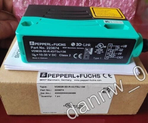 New In Box Original Pepperl+Fuchs P+F VDM28-50-R-IO/73c/136 Sensor