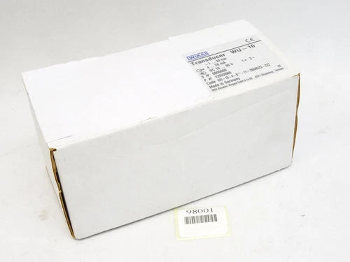 Wika Transducer WU-10 WU-10-1...30bar WU-10-A-B**-71-ZBGM4ZZ-ZZZ / Neu OVP